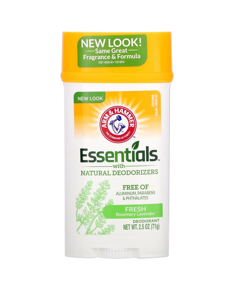 ARM & HAMMER ESSENTIALS NATURAL DEODORANT - ДЕЗОДОРАНТ ДЛЯ ЖІНОК І ЧОЛОВІКІВ ( Лаванда), 70Г