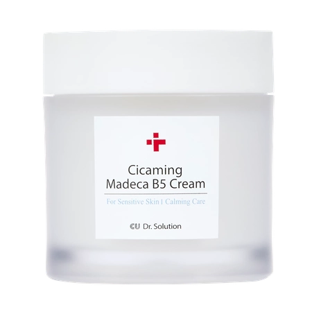 Успокаивающий крем с цинтеллой и пантенолом для лица CUSKIN Dr. Solution Cicaming B5 Madeca Cream, 70 мл