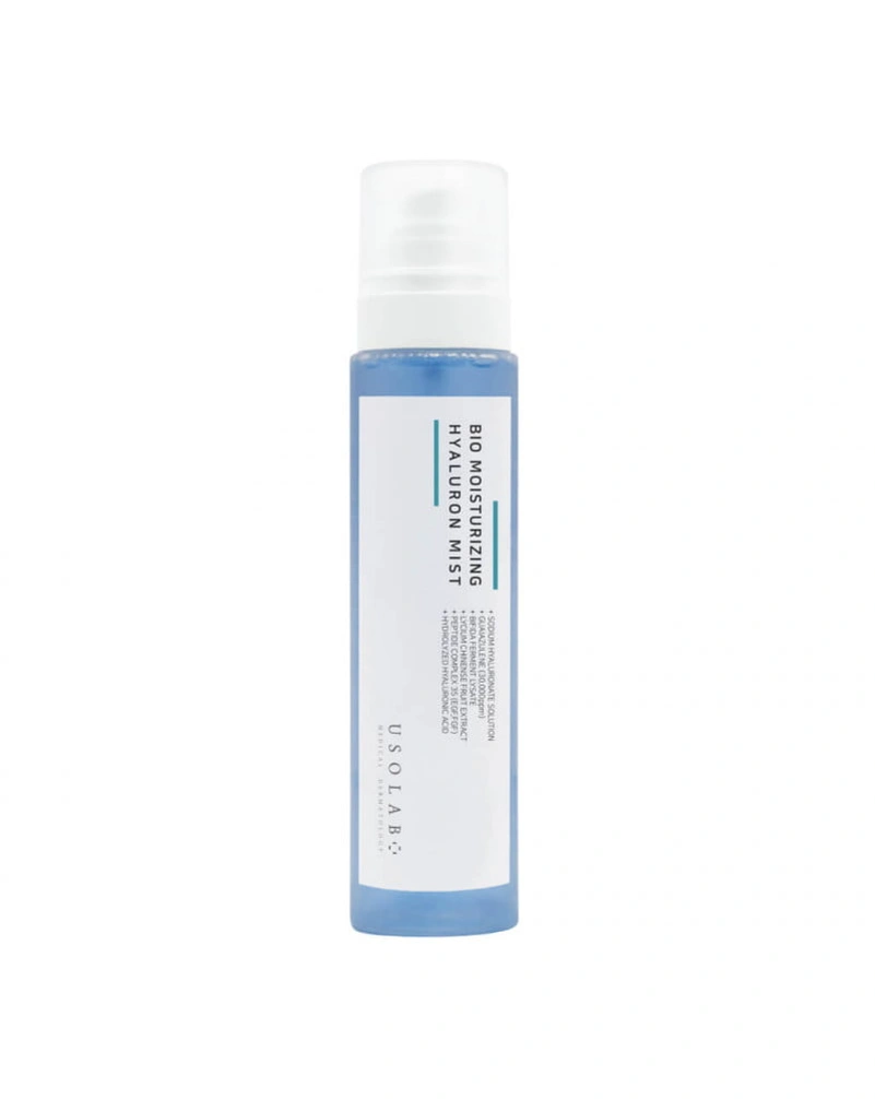 Тонер-міст із зволожуючими властивостями usolab bio moisturising hyaluron mist, 150 мл