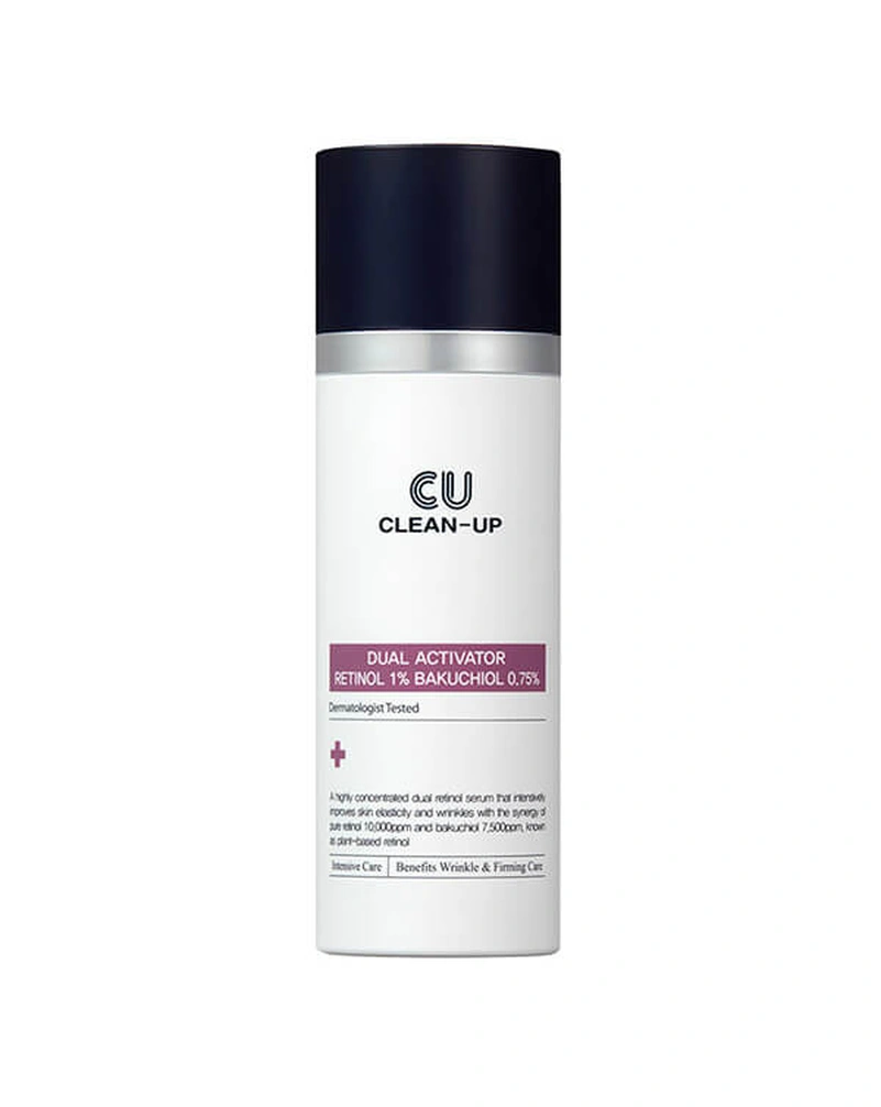 CU SKIN Dual Activator Retinol 1 % Bakuchiol 0.75% - Сироватка з ретинолом 1 % та бакучіолом 0,75% ,30 мл.