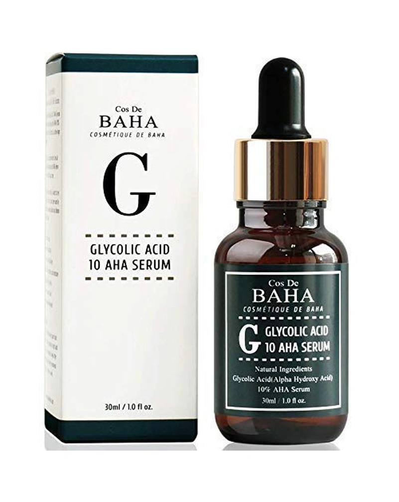 Сироватка-пілінг із гліколевою кислотою COS DE BAHA Glycolic Acid 10 AHA Serum 30 мл