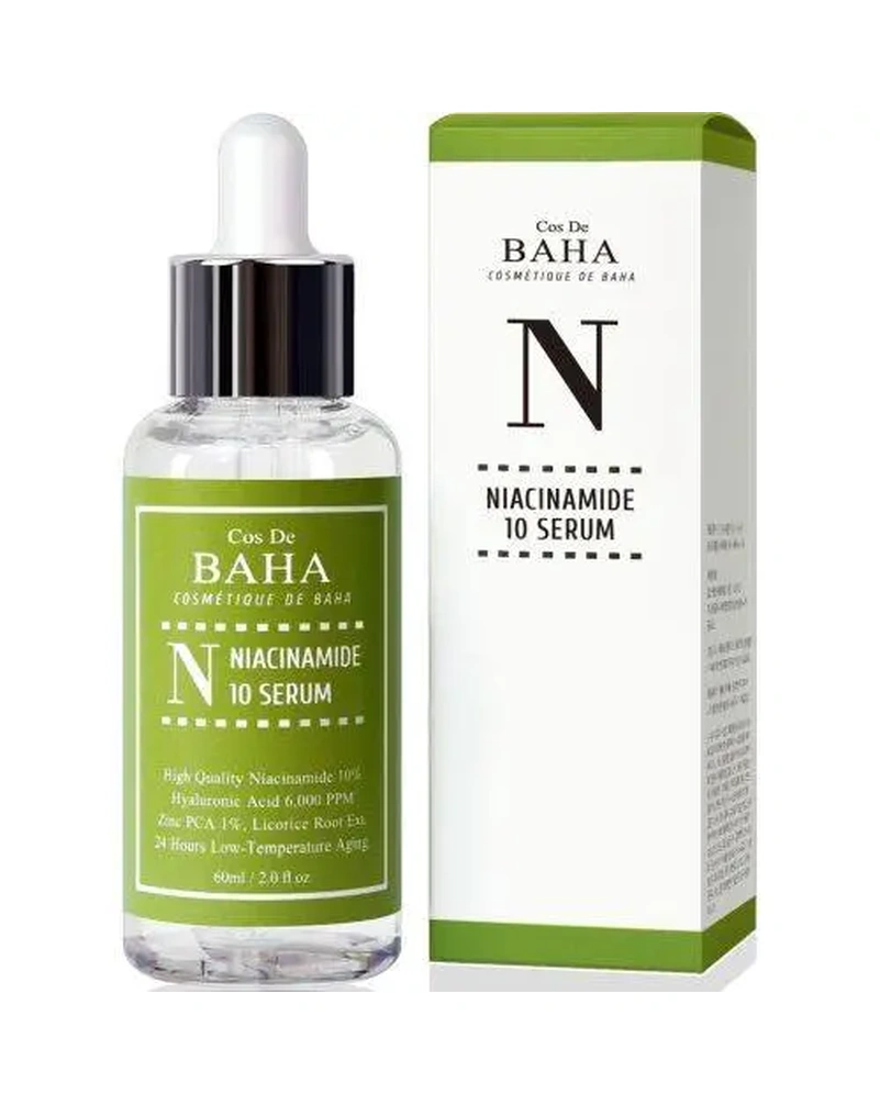 СИРОВАТКА З НІАЦИНАМІДОМ COS DE BAHA NIACINAMIDE 10 SERUM, 60МЛ