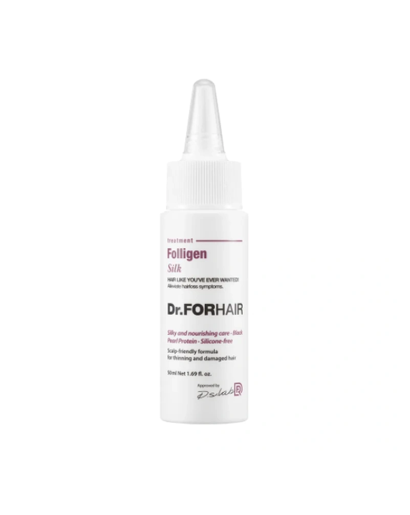 Dr.FORHAIR Folligen Silk Treatment - Відновлююча маска - кондиціонер для пошкодженого волосся , 50 мл.