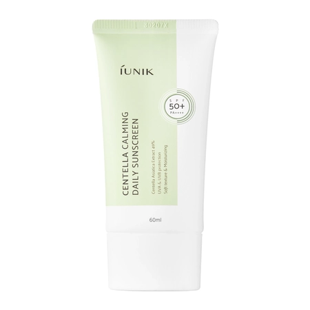 IUNIK Centella Calming Daily Suncreen, SPF 50+ PA++++ - Сонцезахисний крем з екстрактом центелли, 60 мл.