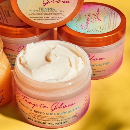 TREE HUT TROPIC GLOW WHIPPED BODY BUTTER - Зволожуючий баттер для тіла з легким літнім ароматом, 240г