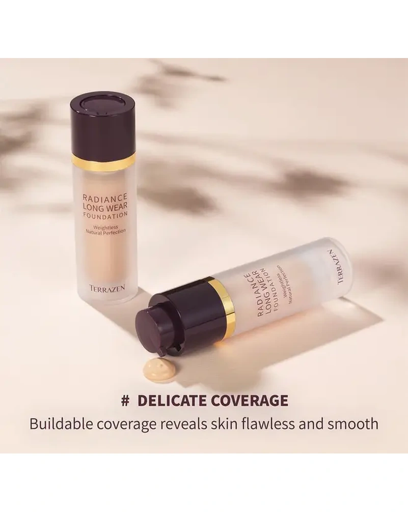 Тональна основа 21 відтінок Terrazen Radiance Long Wear Foundation NO.21 , 30 мл