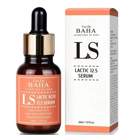 СИРОВАТКА-ПІЛІНГ З МОЛОЧНОЮ КИСЛОТОЮ COS DE BAHA LACTIC ACID SERUM, 30МЛ