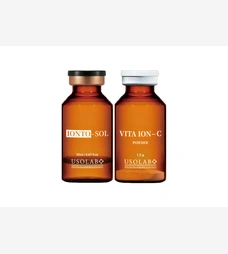 Осветительный, антиоксидантный и омолаживающий набор USOLAB Vita Ion-C Set 20 мл + 1,5 г