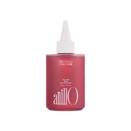 Восстанавливающая маска ANILLO Rosy Night Repair Ampoule Treatment для сухих и поврежденных волос, 200 мл