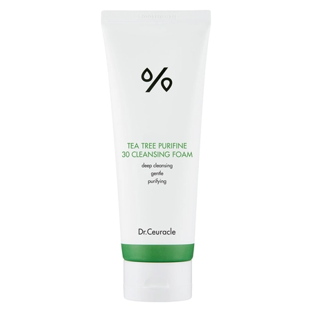 ГЕЛЬ-ПІНКА ДЛЯ ВМИВАННЯ З ЕКСТРАКТОМ ЧАЙНОГО ДЕРЕВА DR.CEURACLE TEA TREE PURIFINE 30 CLEANSING FOAM, 150 МЛ