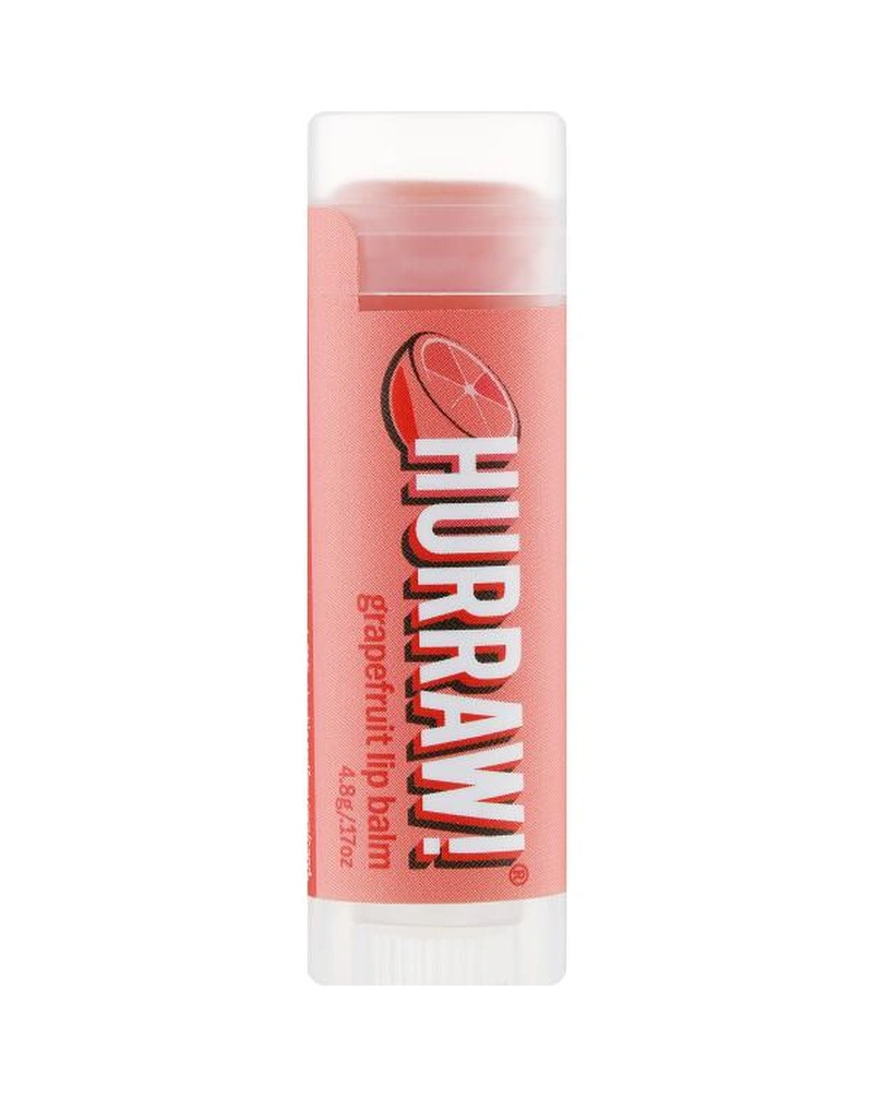 HURRAW! GRAPEFRUIT LIP BALM - БАЛЬЗАМ ДЛЯ ГУБ "грейпфрут", 4,8Г