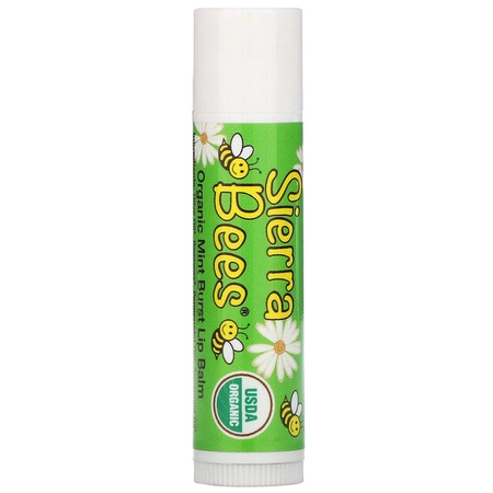 SIERRA BEES Lip Balm - Бальзам для губ органічний "М'ята",4.25 г.