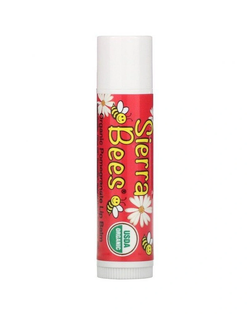 SIERRA BEES Lip Balm - Бальзам для губ органічний "Гранат",4.25 г.