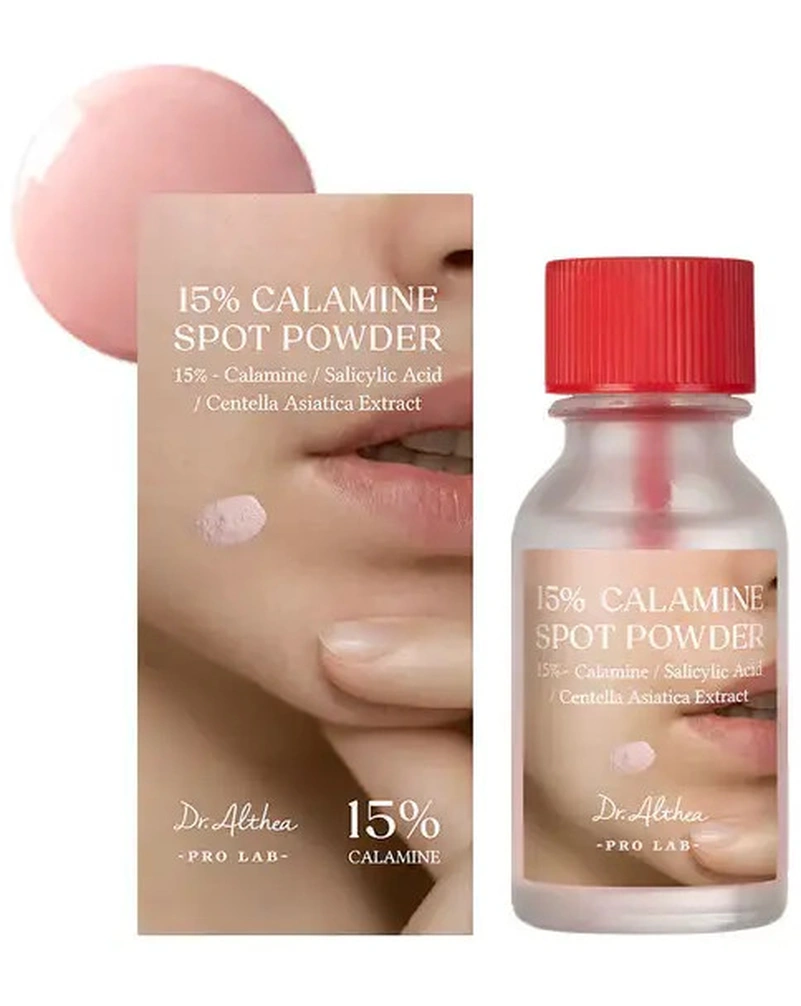 Точковий засіб від прищів з каламіном і кислотами dr.althea 15% calamine spot powder, 15 мл