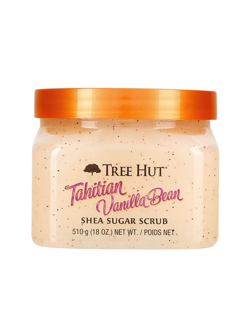 TREE HUT Tahitian Vanilla Bean Sugar Scrub - Скраб для тіла з ароматом ванілі, 510 г.