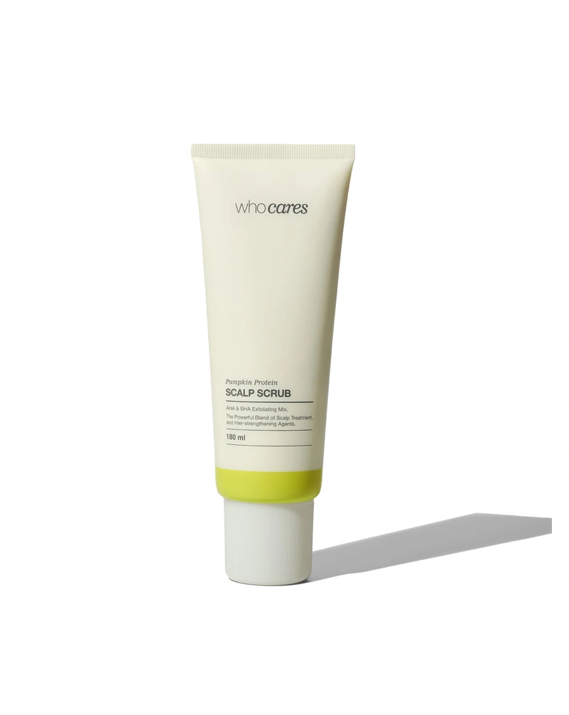 Кислотный скраб-пилинг для кожи головы who сares pumpkin protein scalp scrub, 180 мл