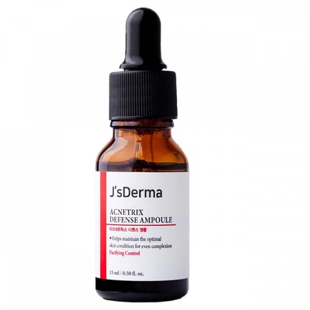 J'SDERMA ACNETRIX DEFENSE AMPOULE - АМПУЛА ДЛЯ ПРОБЛЕМНОЙ КОЖИ, 15МЛ