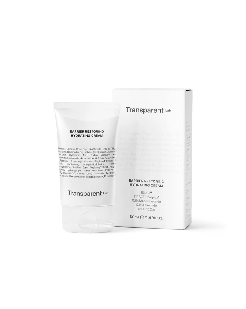 Transparent-Lab Barrier Restoring Hydrating Cream - Ультразволожуючий крем з керамідами, 50 мл