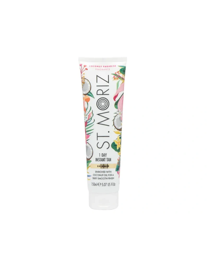 St Moriz Shimmer 1 Day Tan Coconut Paradise - Бронзатор з легким ефектом засмаги , 150 мл