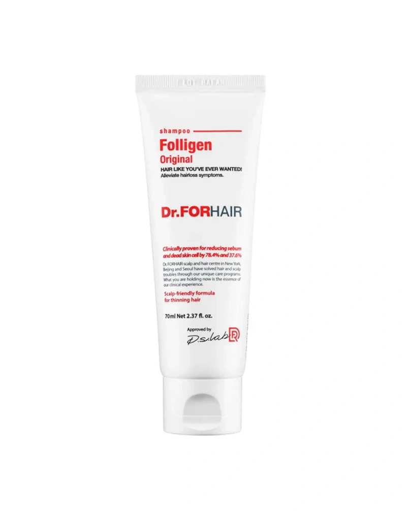 Dr.FORHAIR Folligen Shampoo - Зміцнюючий шампунь проти випадіння волосся ,70 ml