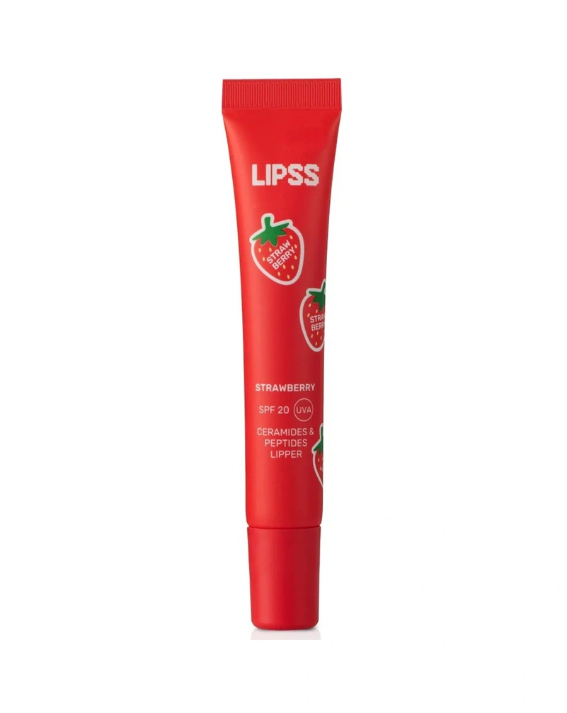 Блиск для губ lipss lipper strawberry spf20, 10 мл