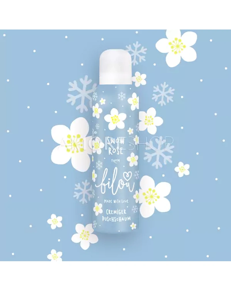 BILOU Shower Foam Snow Rose - Пінка для душу «снігова троянда», 200 мл.