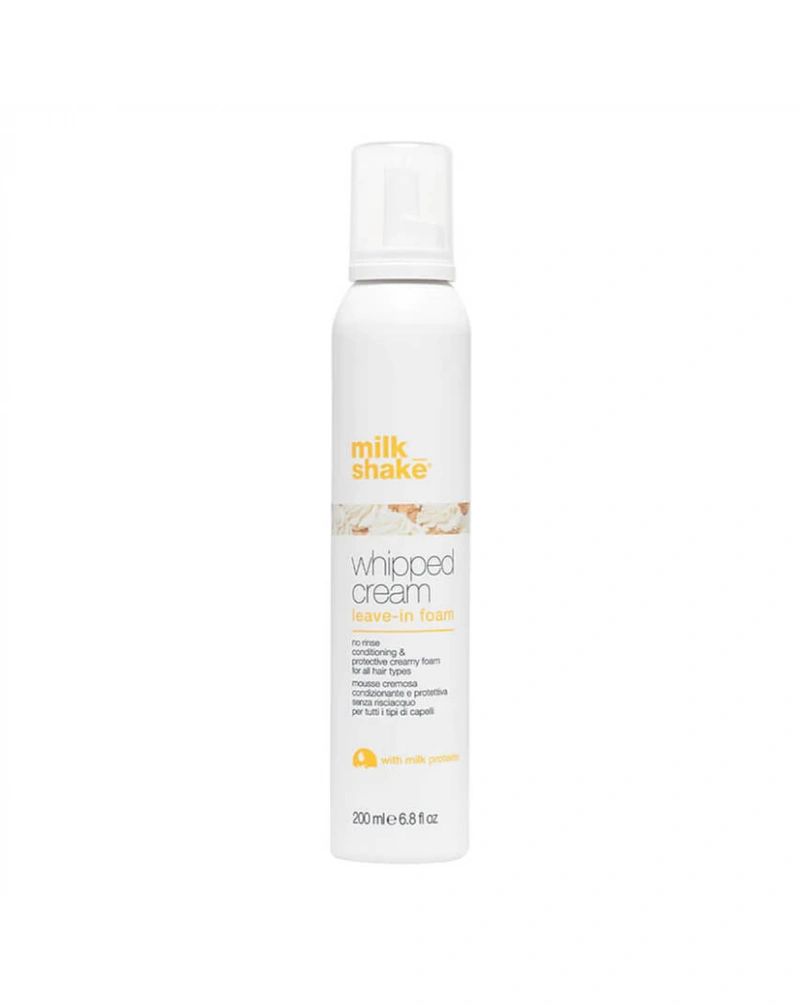 Незмивна кондиціонуюча крем-пінка для волосся milk shake make my day whipped cream leave-in foam, 200 мл