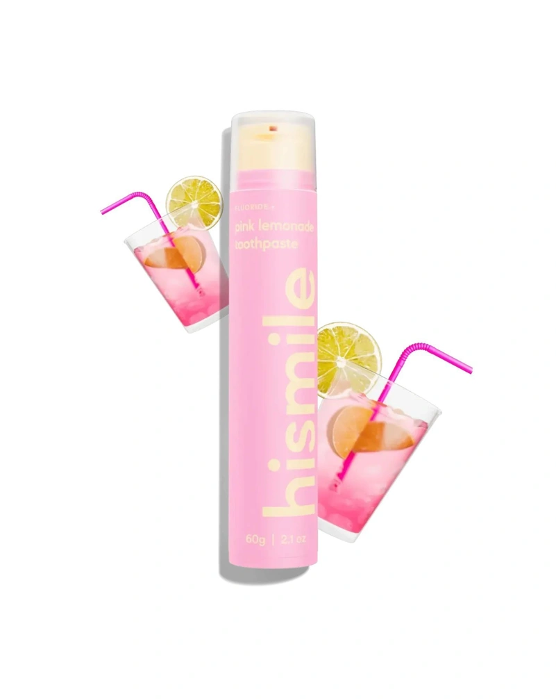 Зубная паста со вкусом розового лимонада hismile pink lemonade toothpaste, 60 г
