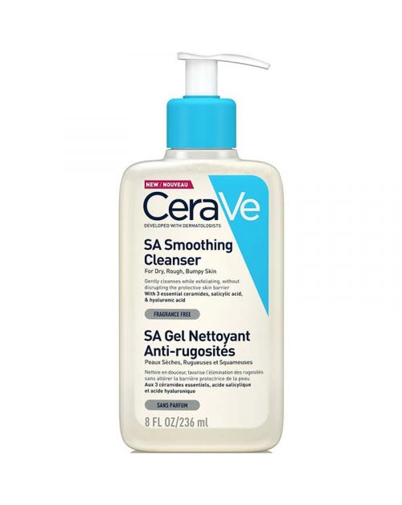 CERAVE SA SMOOTHING CLEANSER - ОЧИЩАЮЧИЙ ГЕЛЬ З САЛІЦИЛОВОЮ КИСЛОТОЮ, 236МЛ