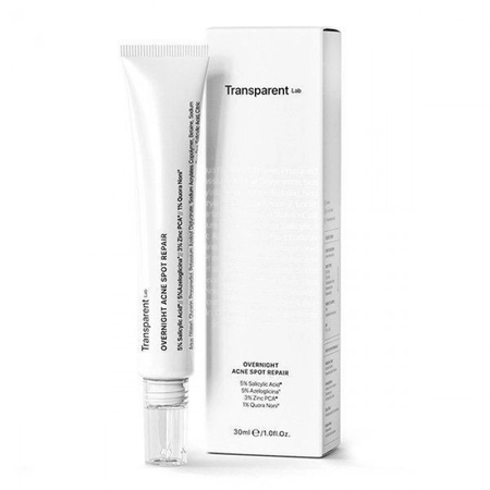 TRANSPARENT LAB ADULT ACNE TREATMENT – ​​НОЧНОЕ СРЕДСТВО ОТ ПРЫЩЕЙ, 30 МЛ.