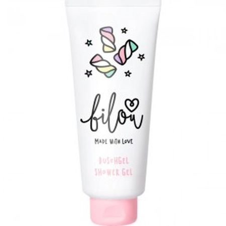 BILOU Shower Gel "Chewy Sweets" - Гель для душу "Маршмеллоу з малиною",200 мл.