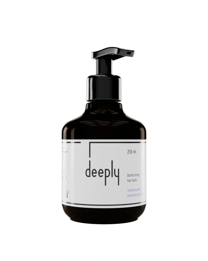 Тонировочный бальзам для блонда deeply blond toning hair balm, 250 мл