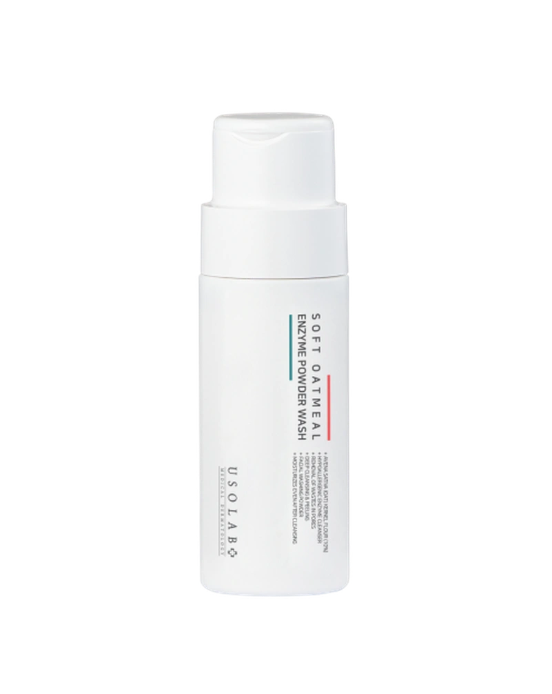 Энзимная пудра usolab soft oatmeal enzyme powder wash, 50 г