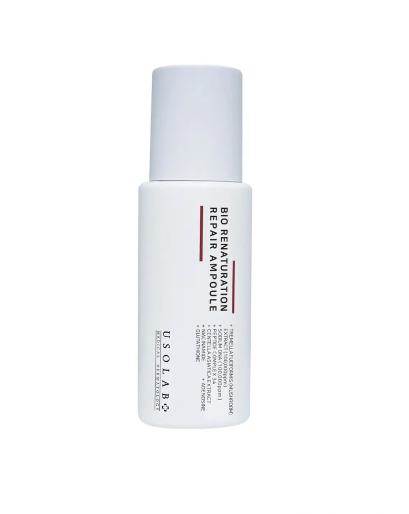 Антивікова сироватка з полінуклеотидами та пептидами usolab bio renaturation repair ampoule, 50 мл