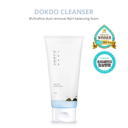 ROUND LAB 1025 DOKDO CLEANSER - М’ЯКА ПІНКА ДЛЯ ВМИВАННЯ, 150 МЛ