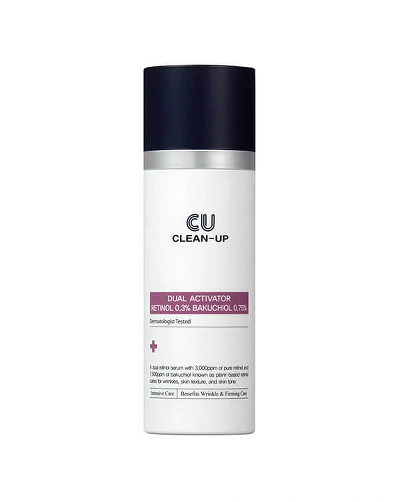 CU SKIN Dual Activator Retinol 0.3% Bakuchiol 0.75% - Сироватка з ретинолом 0,3% та бакучіолом 0,75% ,30 мл.