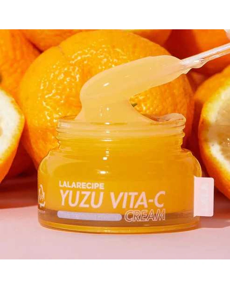 ОСВЕЩАЮЩИЙ КРЕМ С НИАЦИНАМИДОМ 5% И ЭКСТРАКТОМ ЮДЗУ LALARECIPE YUZU VITA C CREAM, 50 МЛ