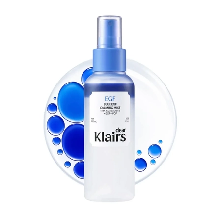 Двухфазный успокаивающий мост Dear, Klairs Blue EGF Calming Mist, 100 мл