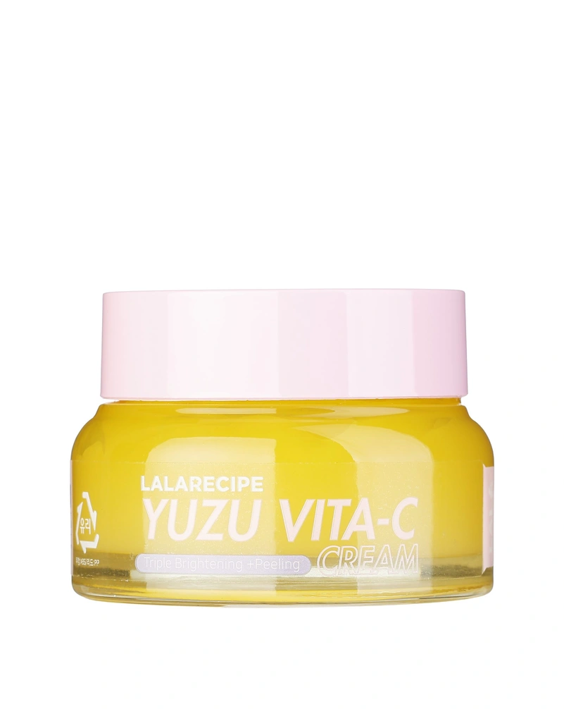 ОСВЕЩАЮЩИЙ КРЕМ С НИАЦИНАМИДОМ 5% И ЭКСТРАКТОМ ЮДЗУ LALARECIPE YUZU VITA C CREAM, 50 МЛ