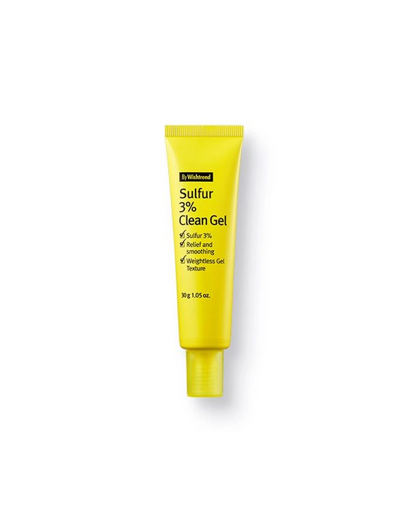 КРЕМ-ГЕЛЬ З СІРКОЮ ПРОТИ ВИСИПАНЬ BY WISHTREND SULFUR 3% CLEAN GEL, 30 Г