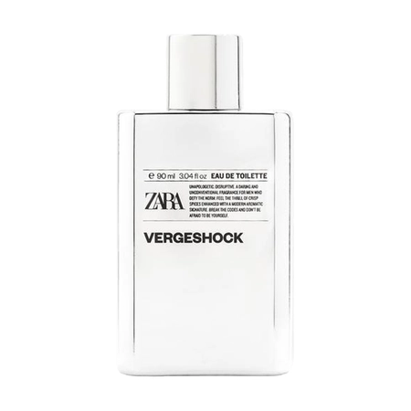 ZARA VERGESHOCK EAU DE TOILETTE - МУЖСКАЯ ТУАЛЕТНАЯ ВОДА (ОРИГИНАЛ), 90 МЛ