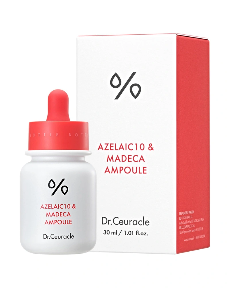 Серум з азелаїновою кислотою 10% і мадекасосидом Dr. Ceuracle Azelaic 10 & Madeca Ampoule, 30 мл