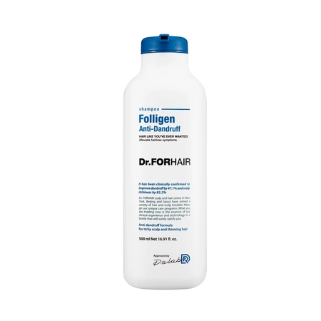 DR.FORHAIR Folligen Anti-Dandruff Shampoo - Шампунь проти лупи для ослабленого волосся,500 мл.