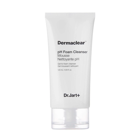 DR.JART+ DERMACLEAR PH FOAM CLEANSER MOUSSE-ГЕЛЬ-ПІНКА ДЛЯ ВМИВАННЯ З НЕЙТРАЛЬНИМ РІВНЕМ РН, 120 МЛ