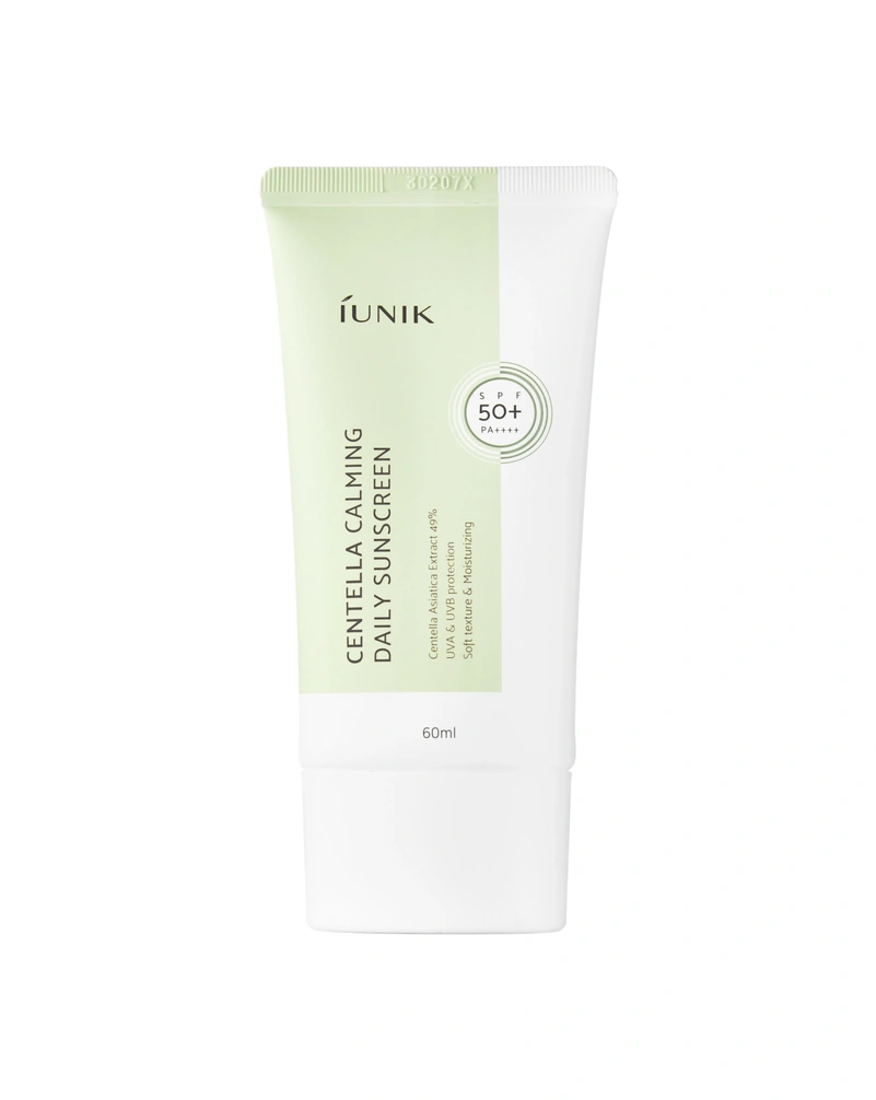 IUNIK Centella Calming Daily Suncreen, SPF 50+ PA++++ - Сонцезахисний крем з екстрактом центелли, 60 мл.