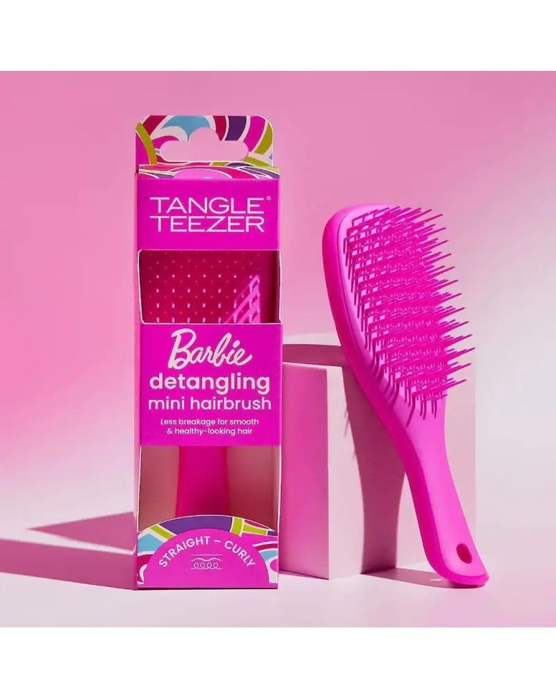 Tangle Teezer&Barbie The Wet Detangler Mini Dopamine Pink - Щітка для волосся , міні