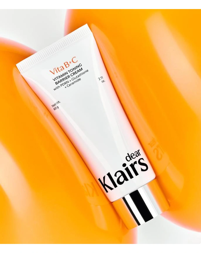 Вітамінний тонізуючий бар’єрний крем Dear, Klairs Vitamin Toning Barrier Cream, 60 мл