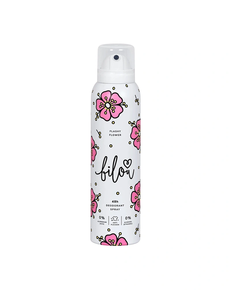 BILOU Deodorant Spray "Flashy Flower" - Дезодорант-спрей "Квітковий аромат",150 мл