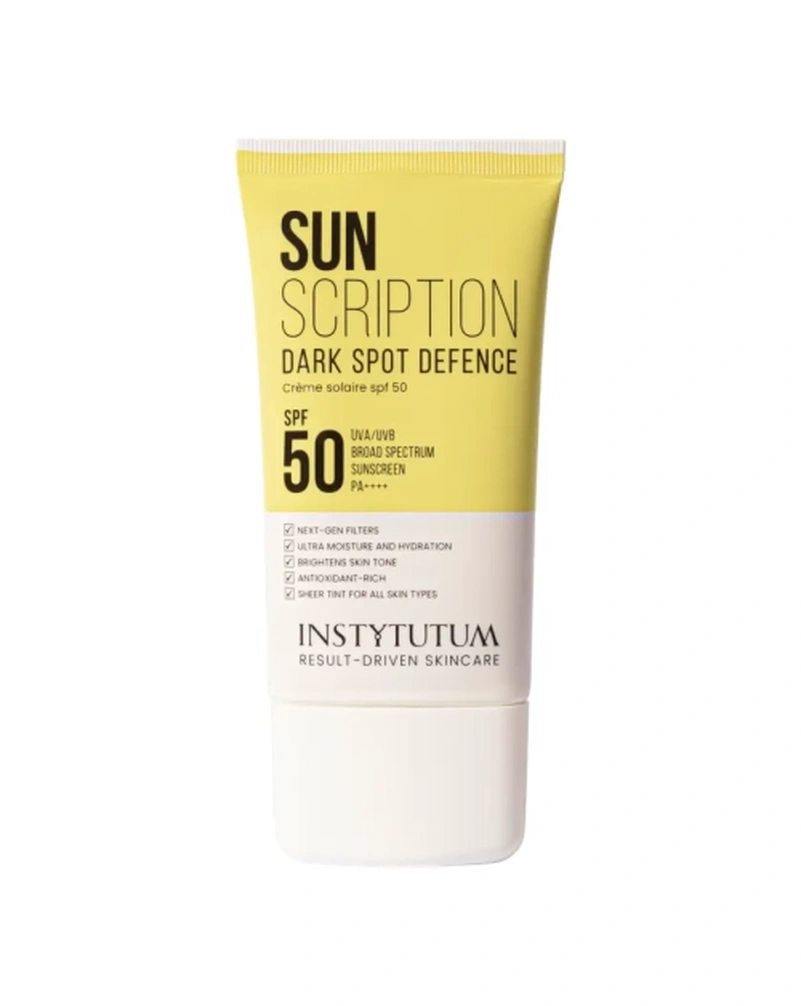 Сонцезахисний крем instytutum sunscription dark spot defence spf 50, 50 мл