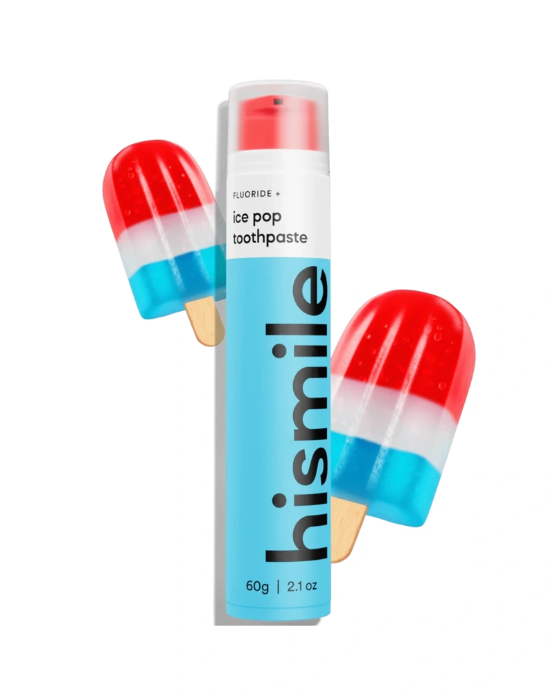 Зубна паста зі смаком фруктового морозива hismile ice pop toothpaste, 60 мл